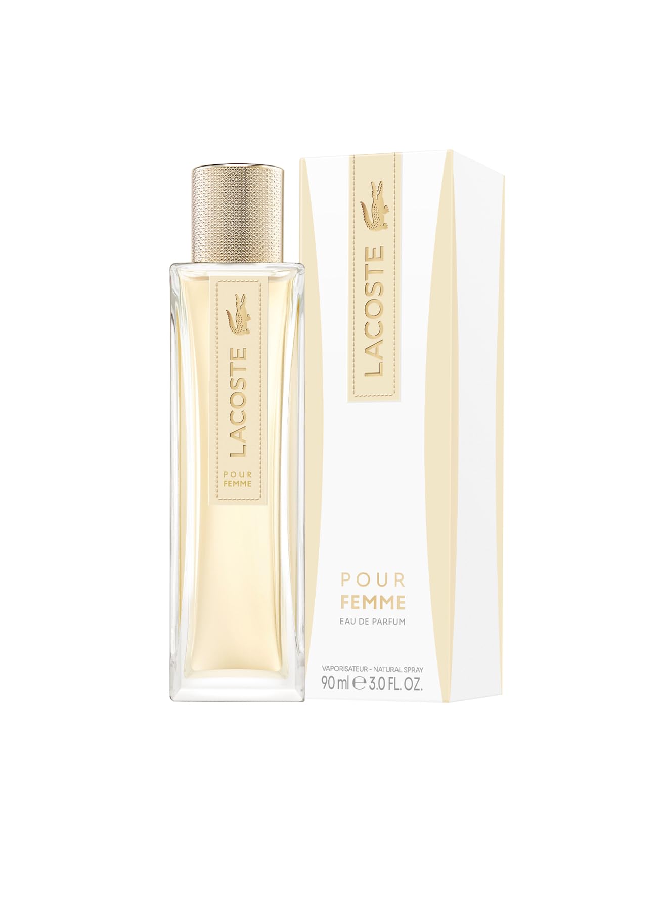 Lacoste Pour Femme Eau de Parfum - Long Lasting Fragrance with notes of Freesia, Jasmine & Cedarwood - Floral & Woody - 3.0 fl. oz.