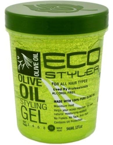 ECOCO Eco Style Gel, Olive 32 oz (Pack of 3)