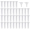 HRLORKC 50Pcs 10ml Empty Lip Gloss Tubes Empty Lip Balm Tubes for DIY Lip Gloss Balm Cosmetic