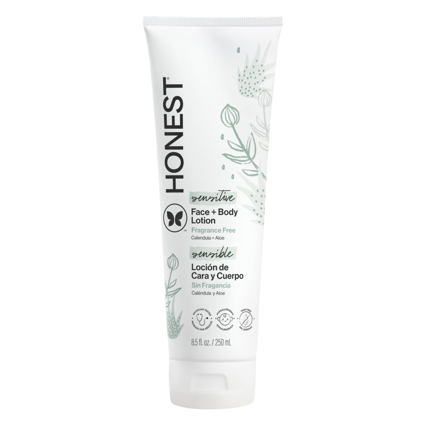 The Honest Company Hydrating Face and Body Lotion, Fast Absorbing, Naturally Derived, Hypoallergenic, Fragrance-Free, Sensitive, 8.5 fl oz Beauty & Personal Care The Honest Company