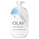 Olay Body Wash for Women, Ultra Moisture, Renews Extra Dry Skin, 24/7 Moisture Barrier Repair, Hydrating Formula for Visibly Healthy Soft Skin