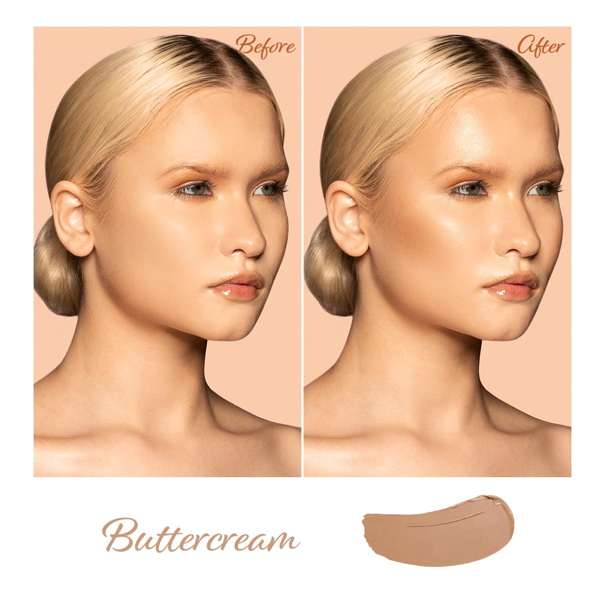Juvia's Place Bronzed Cream Bronzer - Buttercream - Smooth Cream Bronzer Pot for Sun-Kissed Glow & Warmth, Buildable & Blendable Makeup Contour