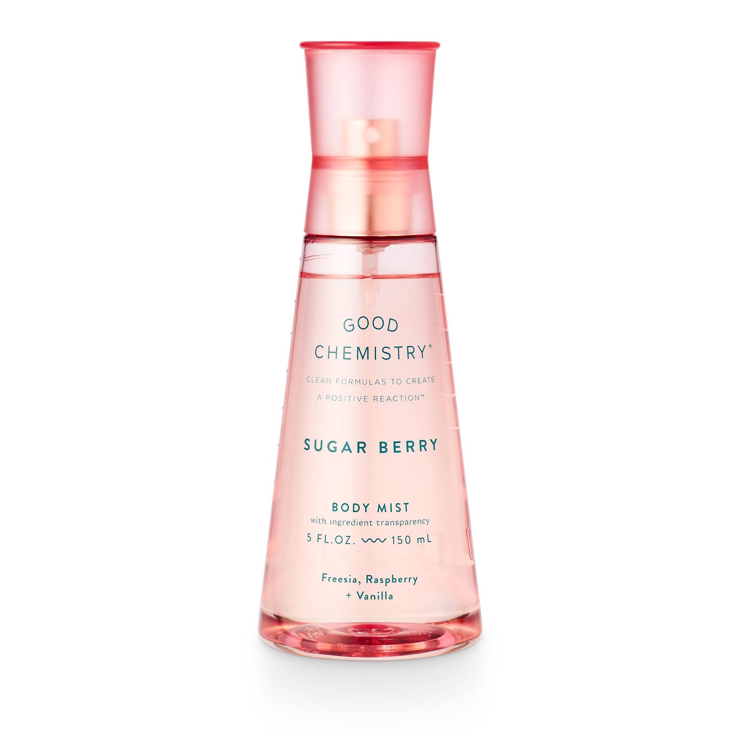 Good Chemistry Sugar Berry Body Mist 5 fl oz - Light, Sweet Spray with Freesia, Raspberry, & Vanilla - Sweet, Clean & Vegan