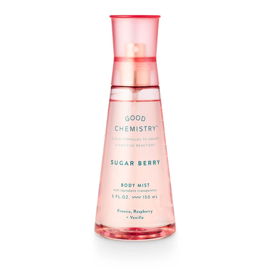 Good Chemistry Sugar Berry Body Mist 5 fl oz - Light, Sweet Spray with Freesia, Raspberry, & Vanilla - Sweet, Clean & Vegan Beauty & Personal Care Good Chemistry