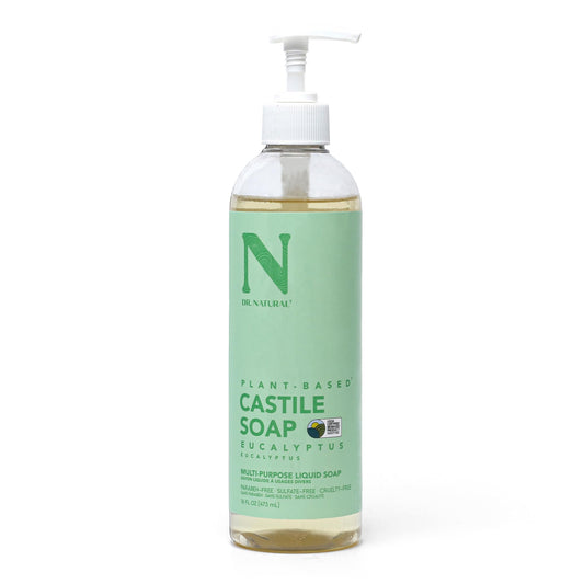Dr. Natural Castile Liquid Soap - Multi-Use Body Wash, Shampoo and Face Wash - Hydrating Body Soap for Skin, Hair, Pets and Home - Eucalyptus - 2 pc Beauty & Personal Care Dr. Natural