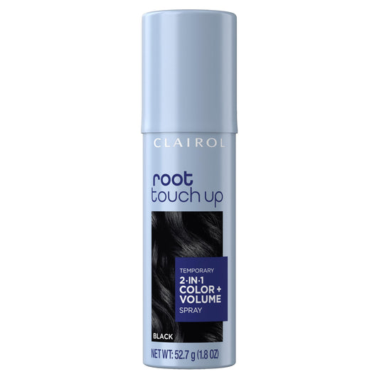 Clairol Root Touch-Up Color + Volume 2-in-1 Temporary Hair Coloring Spray, Black Hair Color, Pack of 1 - Packaging May Vary Beauty and Personal Care Clairol Default Title
