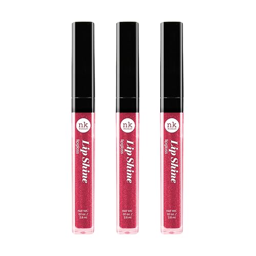 NICKA K NEW YORK Lipshine, Cosmetics, vibrant colors, bright colors, shining lips, lip shine, long lasting (AMZ253)