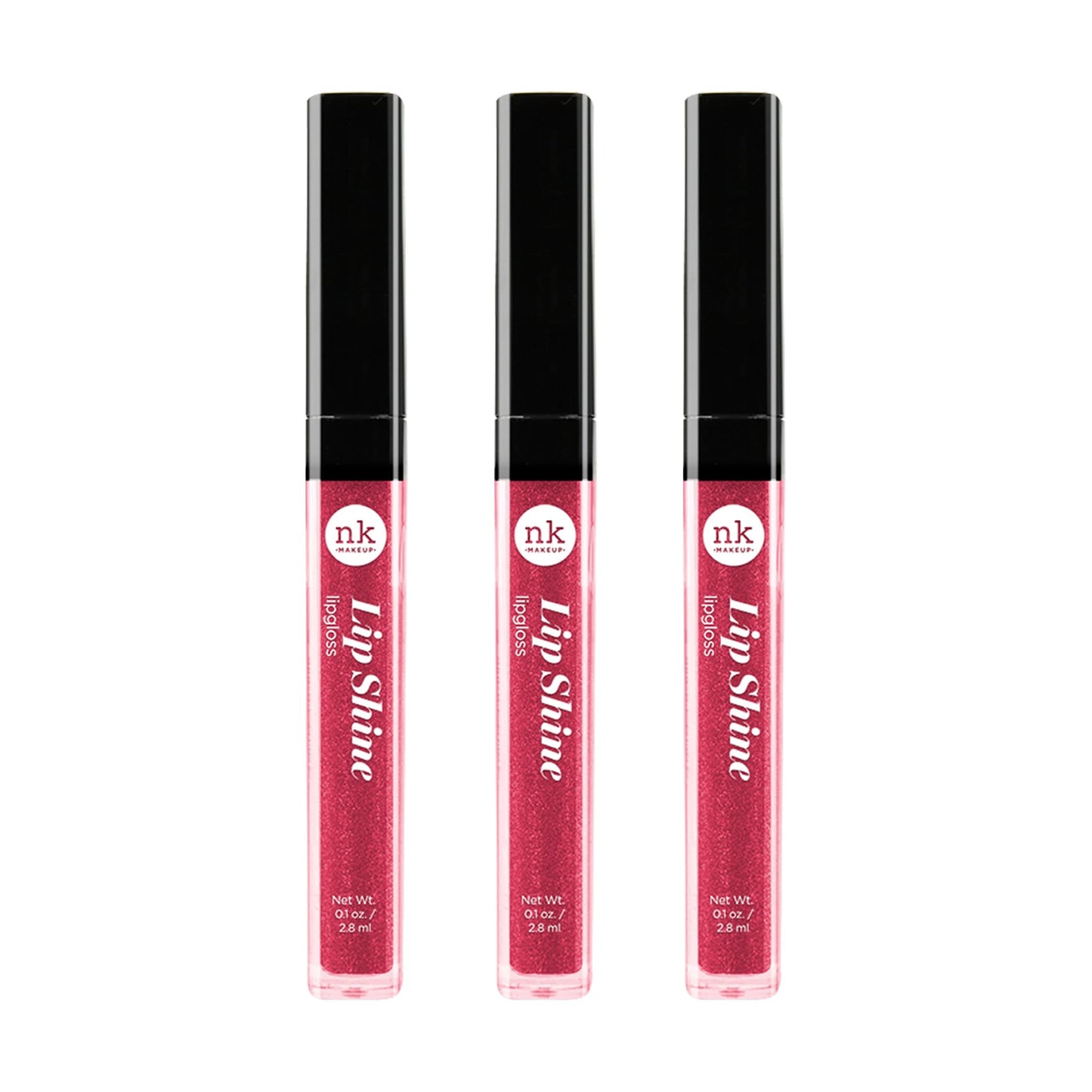 NICKA K NEW YORK Lipshine, Cosmetics, vibrant colors, bright colors, shining lips, lip shine, long lasting (AMZ253)