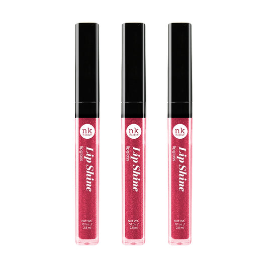 NICKA K NEW YORK Lipshine, Cosmetics, vibrant colors, bright colors, shining lips, lip shine, long lasting (AMZ253) Beauty & Personal Care NICKA K NEW YORK