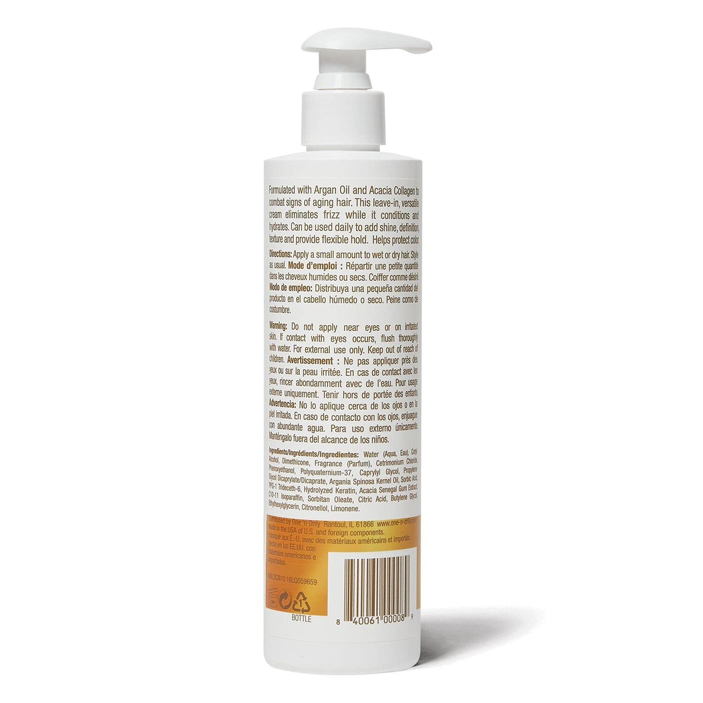 One 'n Only Smoothing Styling Hair Cream 9.8 oz (2 pk)