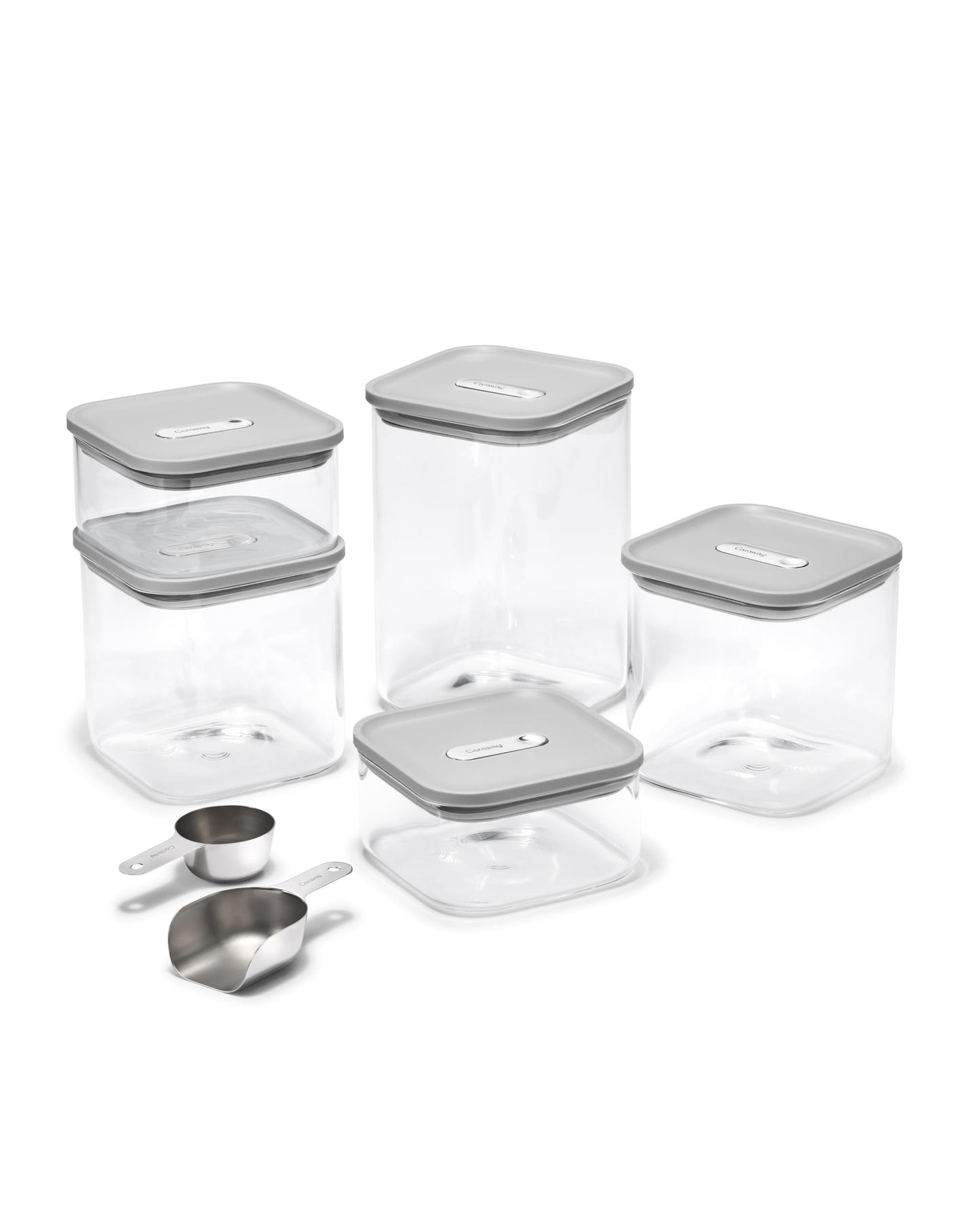 Caraway 13-Piece Glass Airtight Food Storage Containers with Lids - Non-Toxic, BPA-Free Kitchen Storage Containers - Stackable, Space-Saving Airtight…