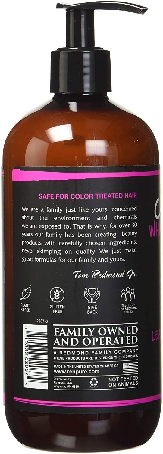 RENPURE Coconut Whipped Creme Leave-In Conditioner, Basic, Fragrance, 16 Fl Oz