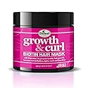 Difeel Growth and Curl Biotin Hair Mask 12 oz. - Hair Mask for Curly Hair Growth