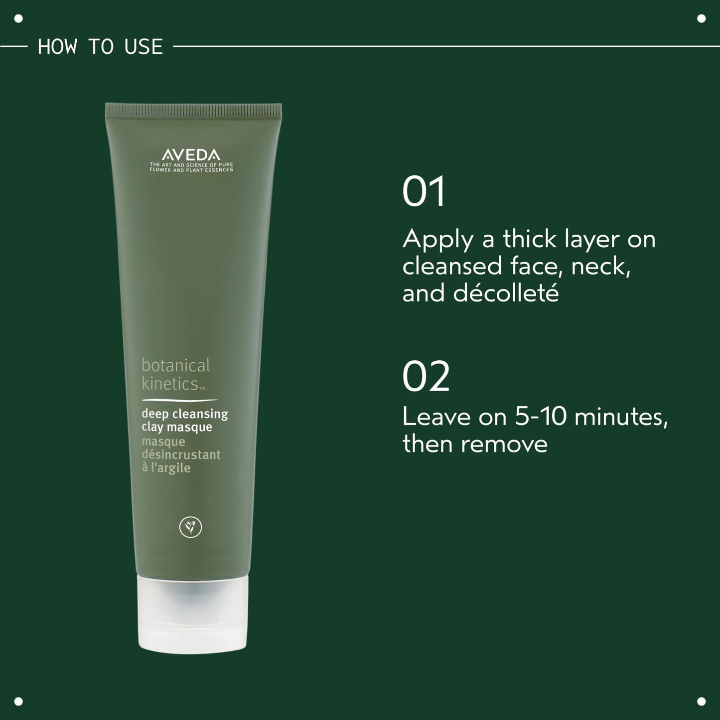 Aveda Botanical Kinetics Deep Cleansing Clay Masque | Clarifying Masque for Oily Skin | with Kaolin and Bentonite Clay | 91% Naturally Derived*, 4.2