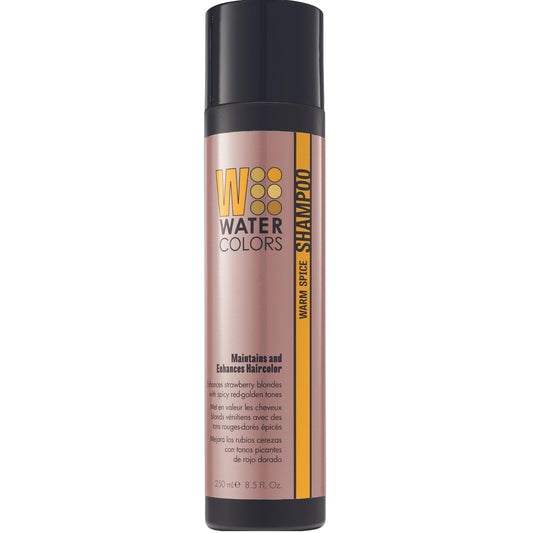 Watercolors by Tressa 3-in-1 Color Depositing Shampoo, Semi Permanent Hair Color, Hair Dye Shampoo for Curly, Dry, and Normal Hair, 8 fl oz - WARM