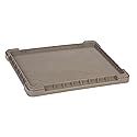 Hudson Exchange 12 x 15 (1 Pack) Lid For Straight Wall Handled Storage Container Tote, Gray/Brown