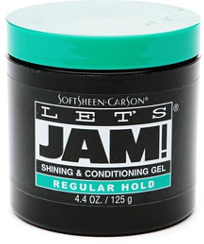Let's Jam! Shining & Conditioning Gel Regular Hold 4.40 oz (Pack of 6)