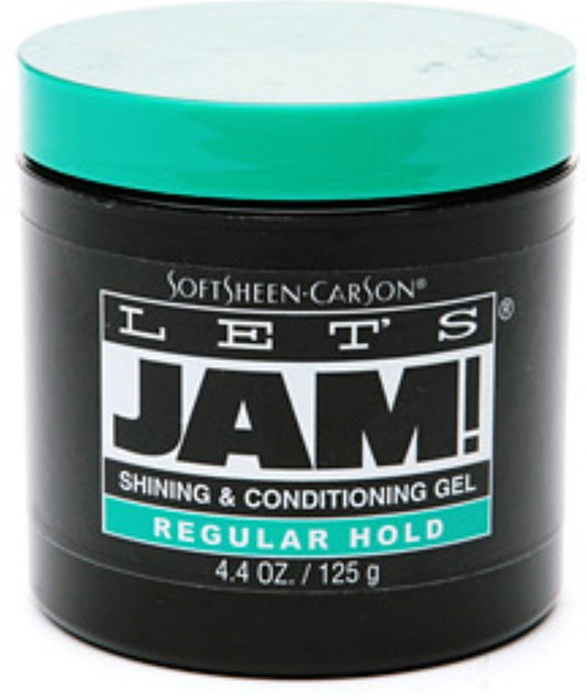 Let's Jam! Shining & Conditioning Gel Regular Hold 4.40 oz (Pack of 6)