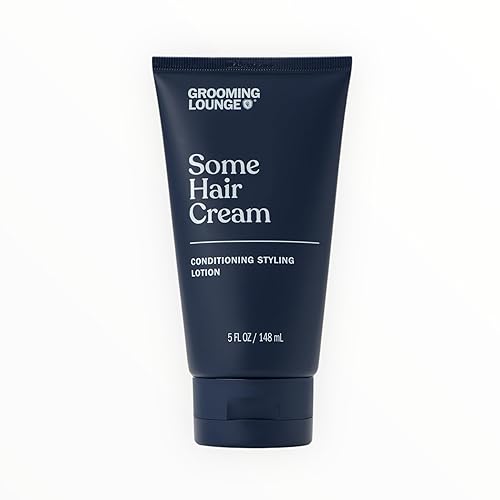 Grooming Lounge Some Hair Cream - Sculpting, Low Shine, Flexible Styling Cream for Men - Moisturizing, Conditioning, and Texturizing with Firm, Strong