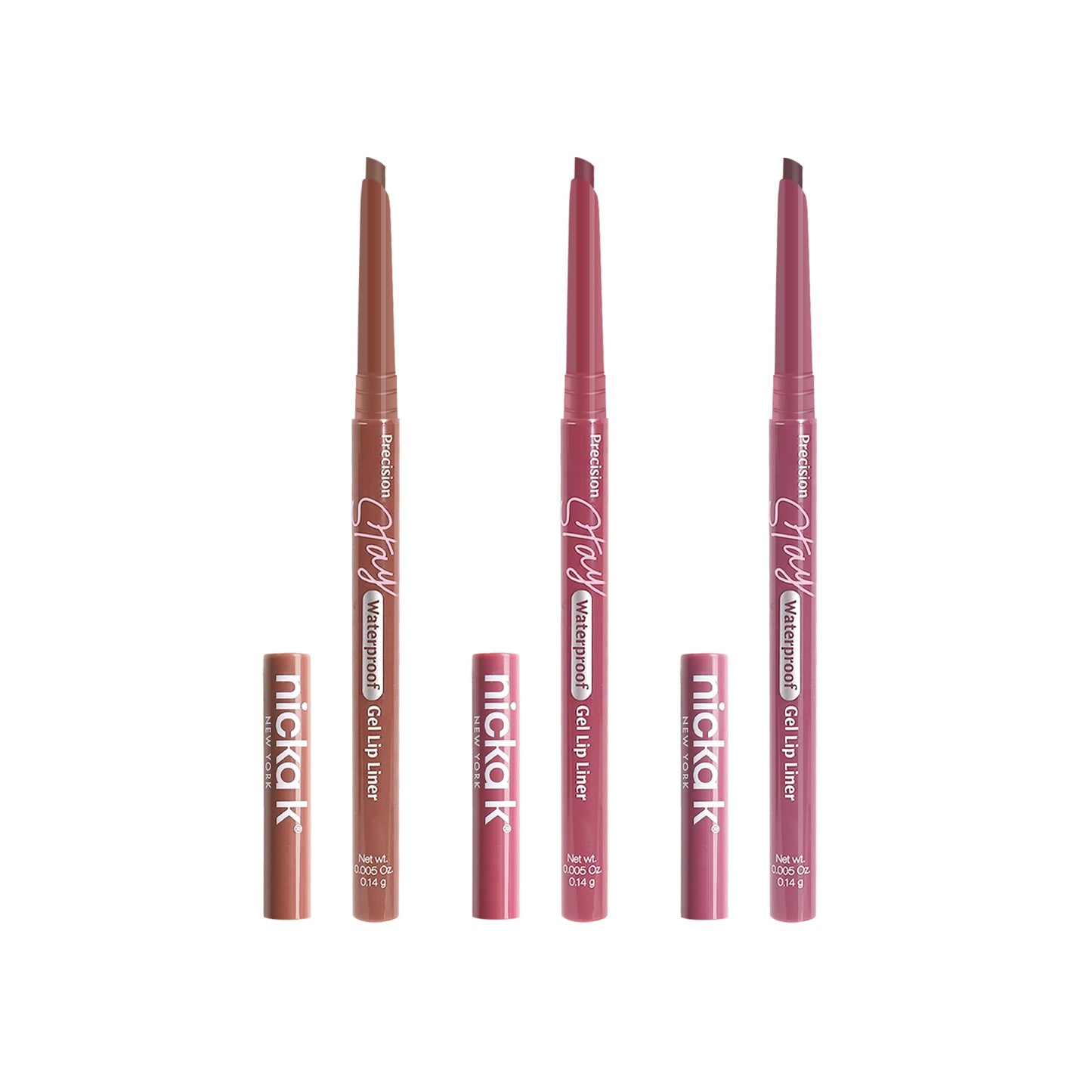 NICKA K NEW YORK Precision Stay Waterproof Gel Lip Liner (AMZ108)