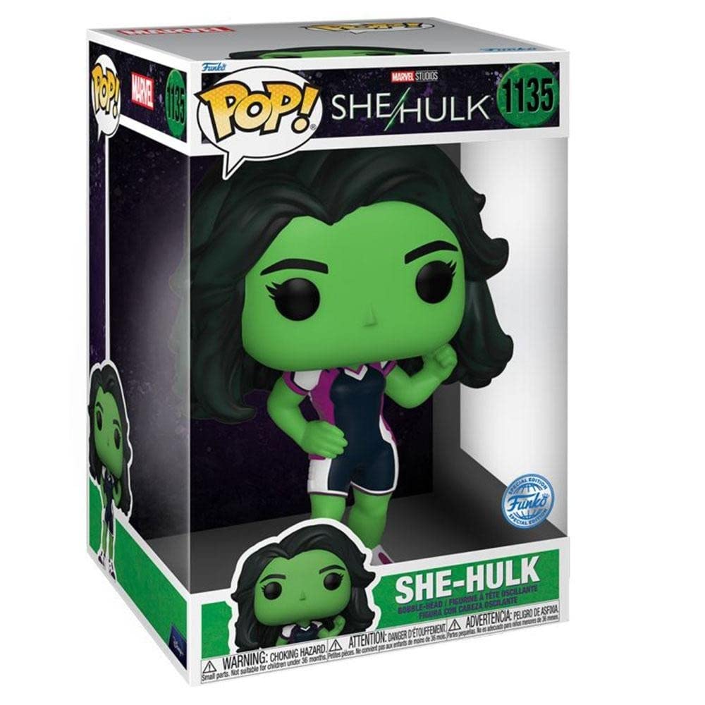 Funko Pop Jumbo Marvel She-Hulk Collectibles Figure Toy