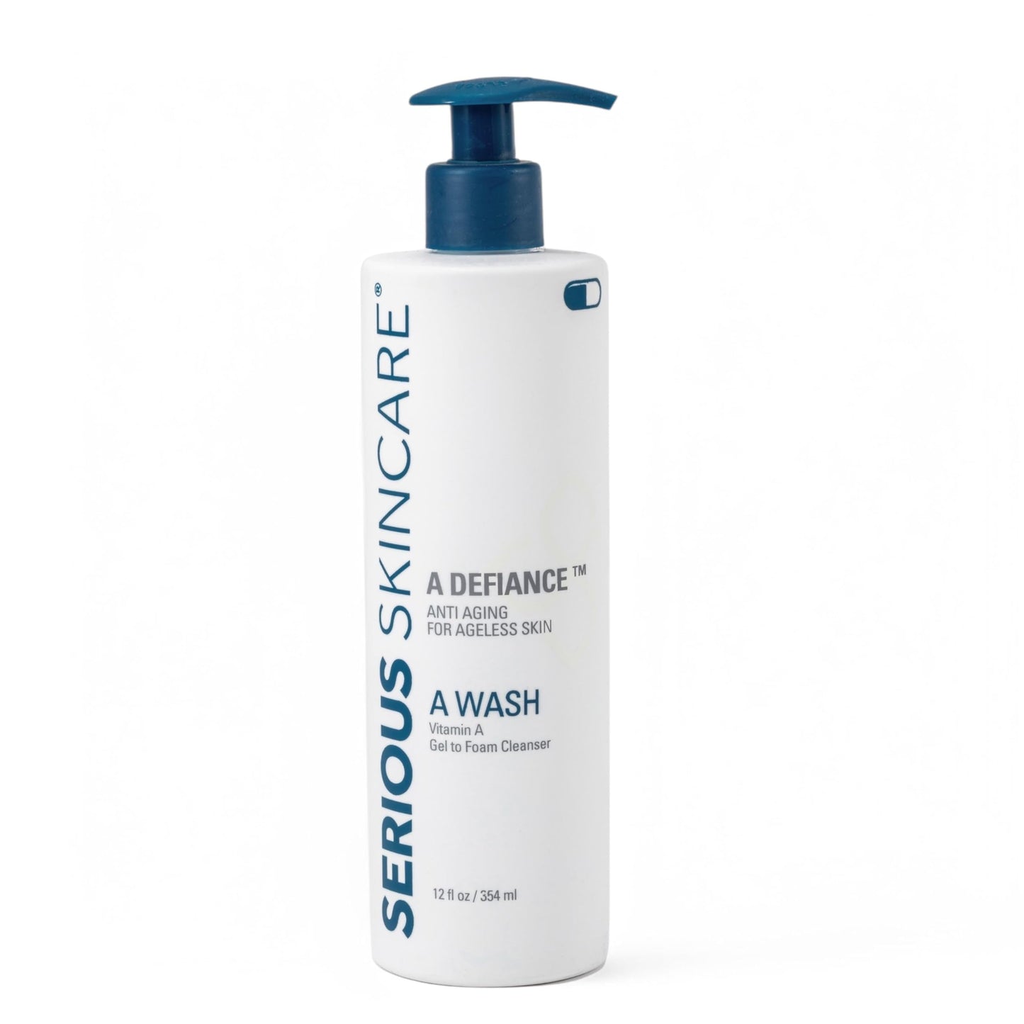 Serious Skincare - Gentle Cleansing and Exfoliating Retinol Facial Wash - Skin Hydrating Gel to Foam Cleanser - Clarify Pores - Removes Makeup, Oil
