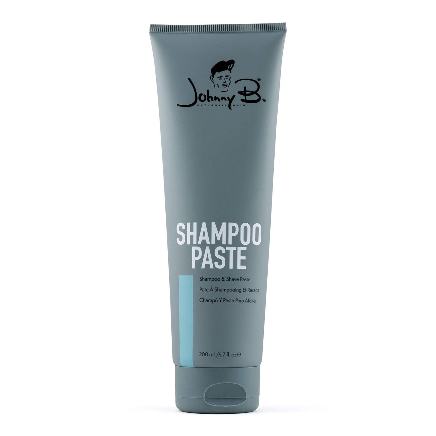 JOHNNY B. Shampoo & Shave Paste, Professional Multipurpose Men’s Product 6.7 oz.