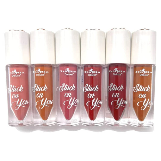 Italia Deluxe STUCK ON YOU PH LIP COLOR 6 Piece Set Lasts All Day, 0.1058 Ounce Beauty & Personal Care Italia Deluxe