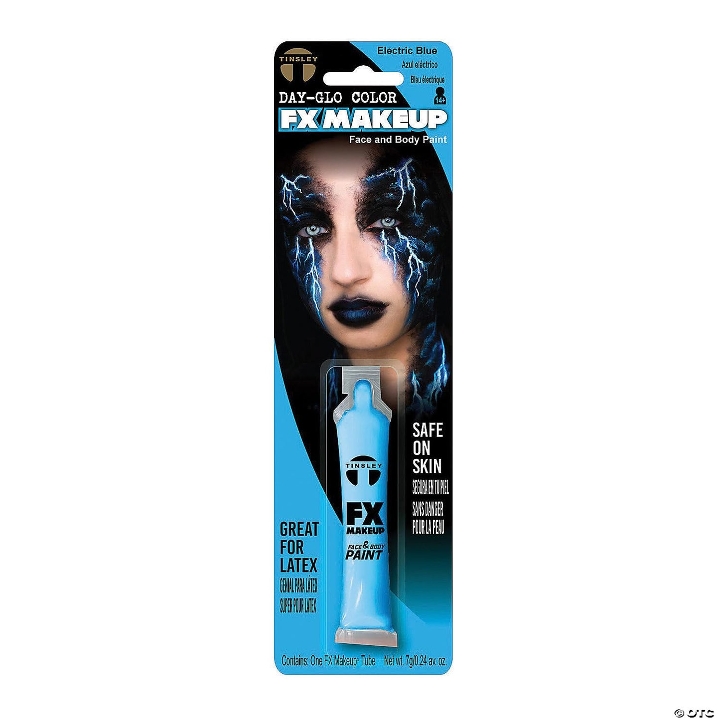 Day-Glo Colors FX Makeup Face and Body Paint - Water Based, Quick Drying, Smudge Proof, Long Lasting, Non-Toxic, Neon Colors for Cosplay, Halloween