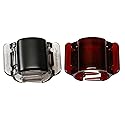 Linziclip Midi Hair Jaw Clip, Matte Black and Tortoiseshell, 2-Pack