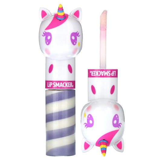 Lip Smacker Lippy Pals Swirls Unicorn, Flavored Moisturizing & Smoothing Soft Shine Lip Balm, Hydrating & Protecting Fun Tasty Glossy Finish