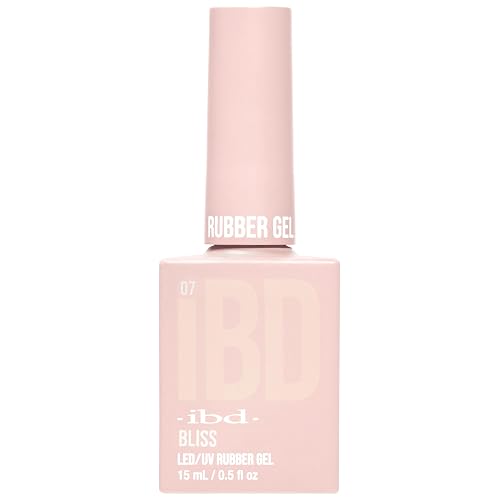 IBD Rubber Gel Polish - Bliss, LED/UV Soak Off Builder Gel for Nails, Strengthening Base Coat for Nail Polish & Extensions, 0.5 fl oz Beauty & Personal Care IBD