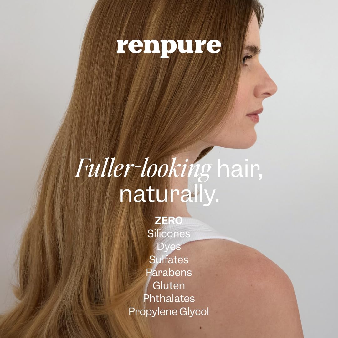 Renpure Biotin & Collagen Shampoo & Conditioner Set, Plant- Based - Nutrient Infused Formulas for Fuller, Thicker Looking Hair - For Fine Hair