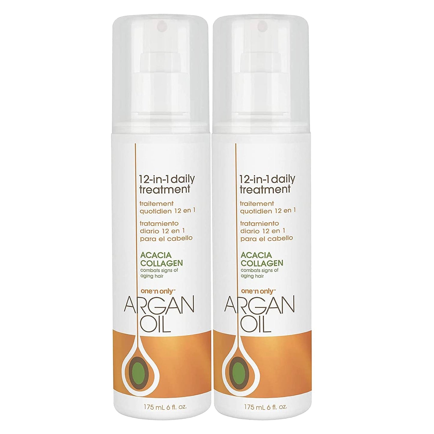 One N' Only Argan Oil 12-in-1 Daily Treatment Lightweight, Helps Control Frizz, Smooths, Detangles, Moisturizes, Strengthens and Adds Body to Dry