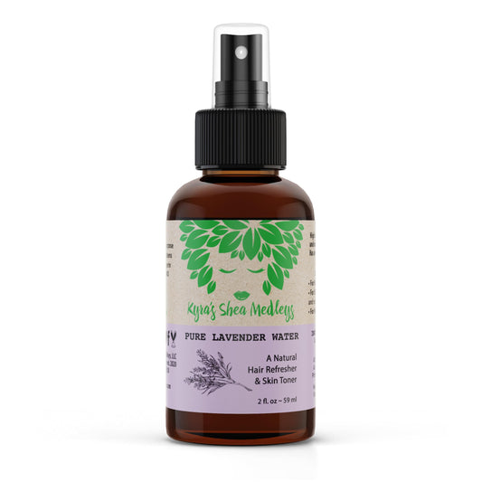 Multiuse Lavender Water Toner Mist for Face, Body, and Hair - Pure Distilled Lavender Water Spray - Soothes and Hydrates Skin, Scalp, Hair, & Nails Beauty & Personal Care Kyra's Shea Medleys