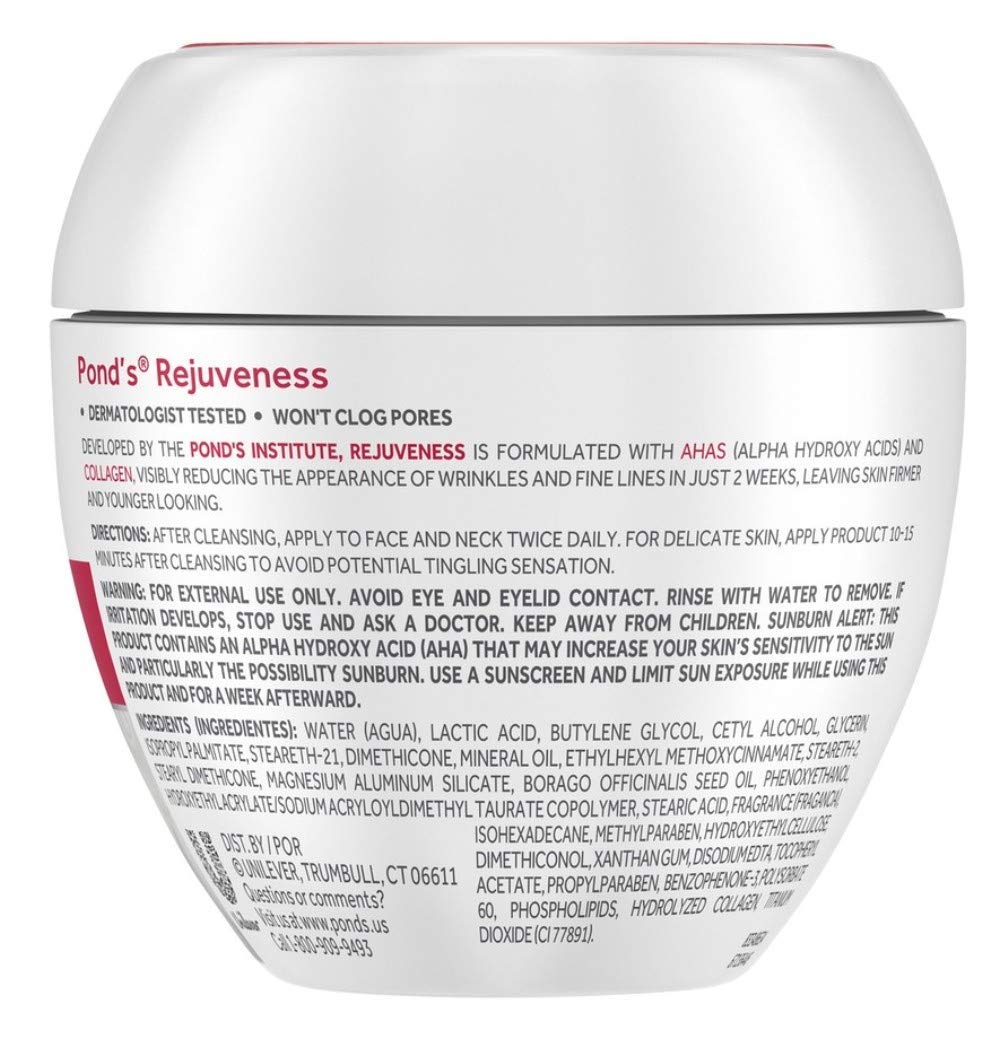 Ponds Rejuveness Anti-Wrinkle Cream 7 Ounce Jar - 3 Pack