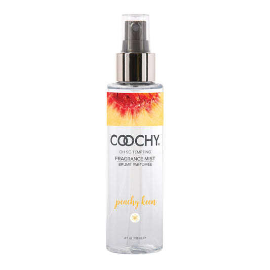 Coochy Fragrance Mist - Hair and Body Mist Spray for Women - Infused with Georgia Peaches, Sugar Cane & Vanilla - Peachy Keen - 4 fl oz