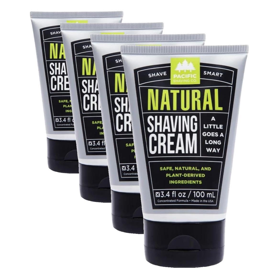 Pacific Shaving Company Natural Shave Cream - with Safe, Natural, and Plant-Derived Ingredients for a Smooth Shave, Softer Skin, Less Irritation, No Beauty and Personal Care Pacific Shaving Company Default Title