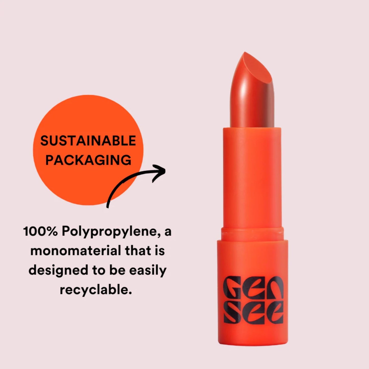 GEN SEE Pick Me Up Lip Matte Lipstick, Selma - Soft Matte Highly Pigmented Comfortable Long Wear Color, Vegan Cruelty-Free, Made in Italy