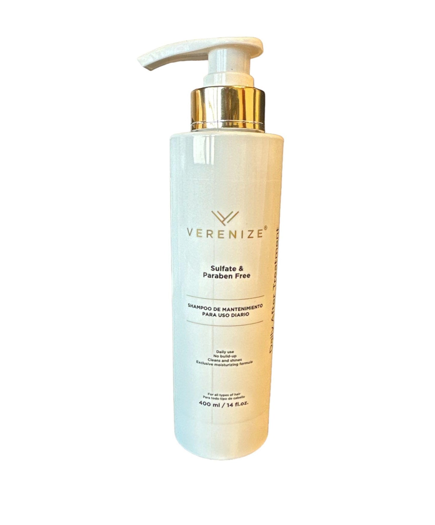 VERENIZE Sulfate free Shampoo & Conditioner (Set), 14 Fl Oz (Pack of 1), White