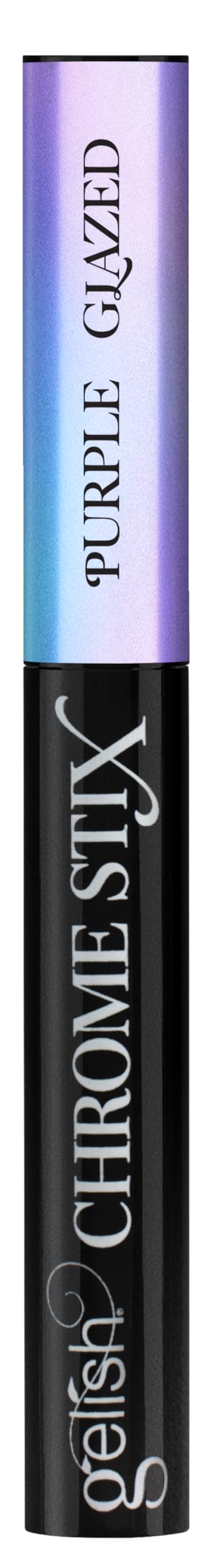 Gelish Chrome Stix Metallic Nail Art Powder At-Home Use: Purple Glazed 0.5g Beauty & Personal Care Gelish