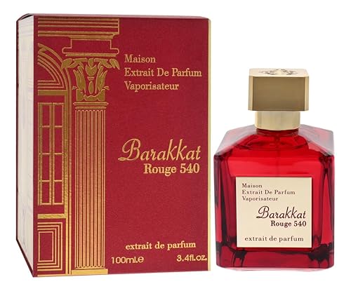 Fragrance World Barakkat Rouge 540 by Maison Alhambra for Women - 3.4 oz Extrait De Parfum Spray