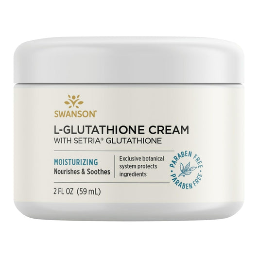 Swanson L-Glutathione Cream with Setria 2 fl Ounce (59 ml) Cream