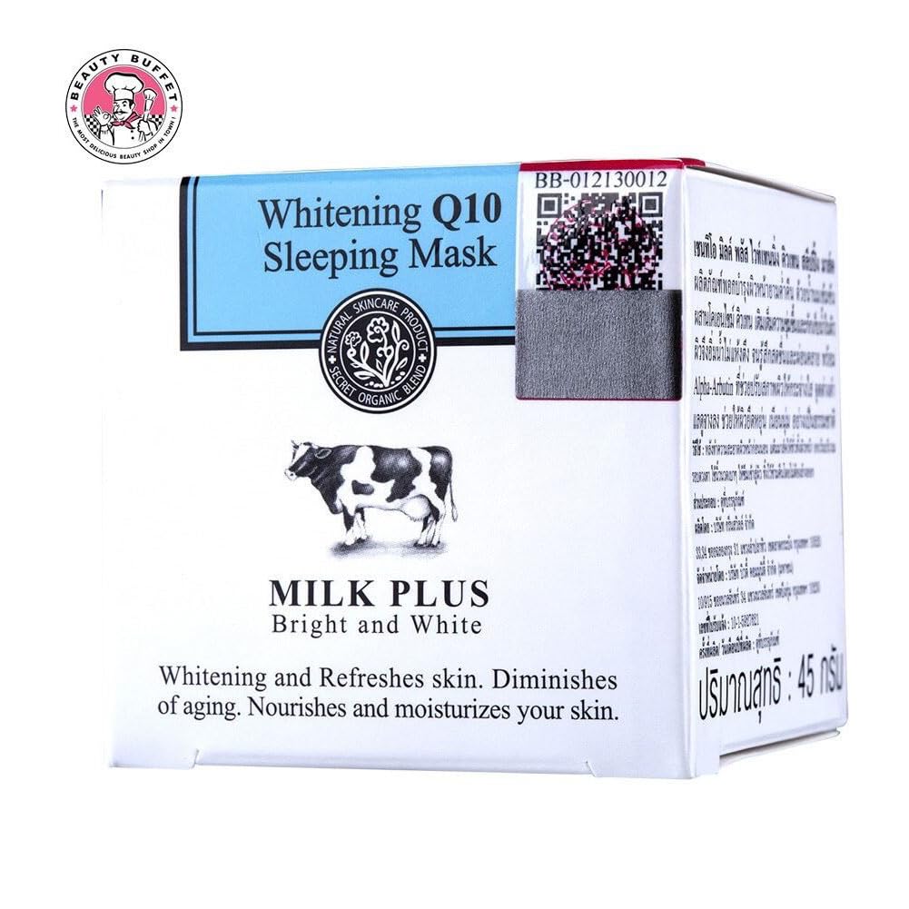 SCENTIO MILK PLUS Q10 SLEEPING MASK (45G)
