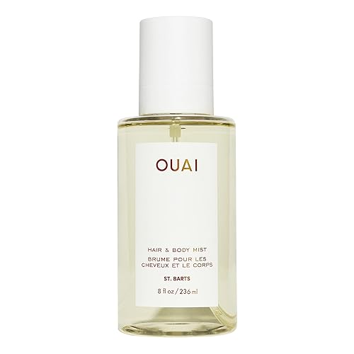 OUAI St. Barts Hair and Body Mist - Tropical-Scented Hair Perfume and Body Spray - Notes of Dragonfruit, Orange Blossom, Tuberose & Musk (8 Fl Oz)