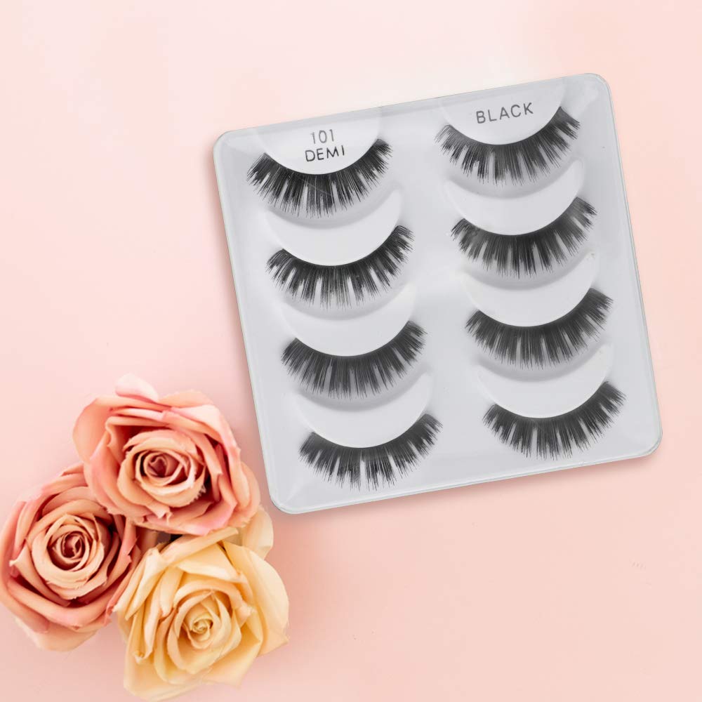 Ardell 4 Pack Natural 101 Demi Black