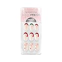 Dashing Diva Magic Press Nails - Naughty Or Nice | Medium, Coffin Shaped Press On Nails | Long Lasting Stick On Gel Nails | Lasts Up to 7 Days |