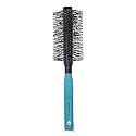 Spornette Double Stranded XL Round Brush, Nylon Bristles - Round Brush for Straightening, Anti-Frizz, Detangling, Volumizing - Styling for Wavy