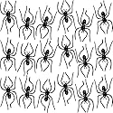 Clip On Realistic Black Plastic Spiders - 1.75" x 1" (Pack of 24) - Perfect for Party Decor & Halloween Pranks, Creepy Crawly Fun