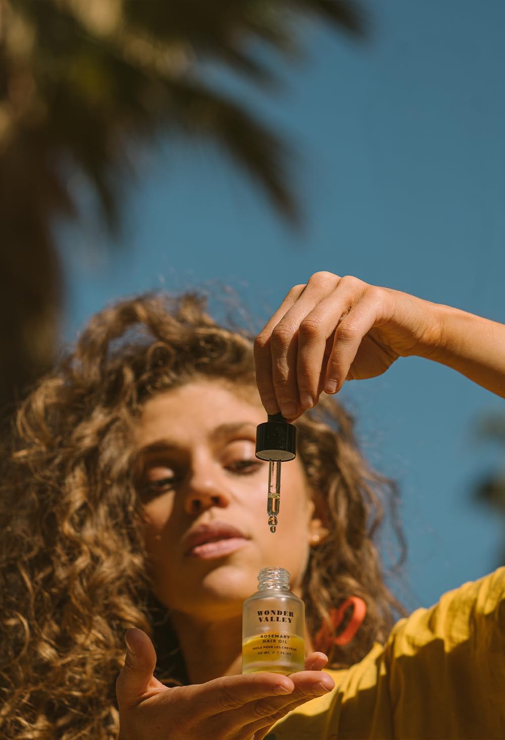 WONDER VALLEY - Rosemary Hair Oil | Vegan, Cruelty-Free, Sulfate-Free | Boosts Shine, Tames Frizz, and Strengthens Hair (1 fl oz | 30 ml)